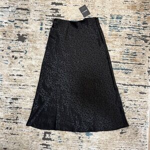 Forever 21 Black Midi Skirt